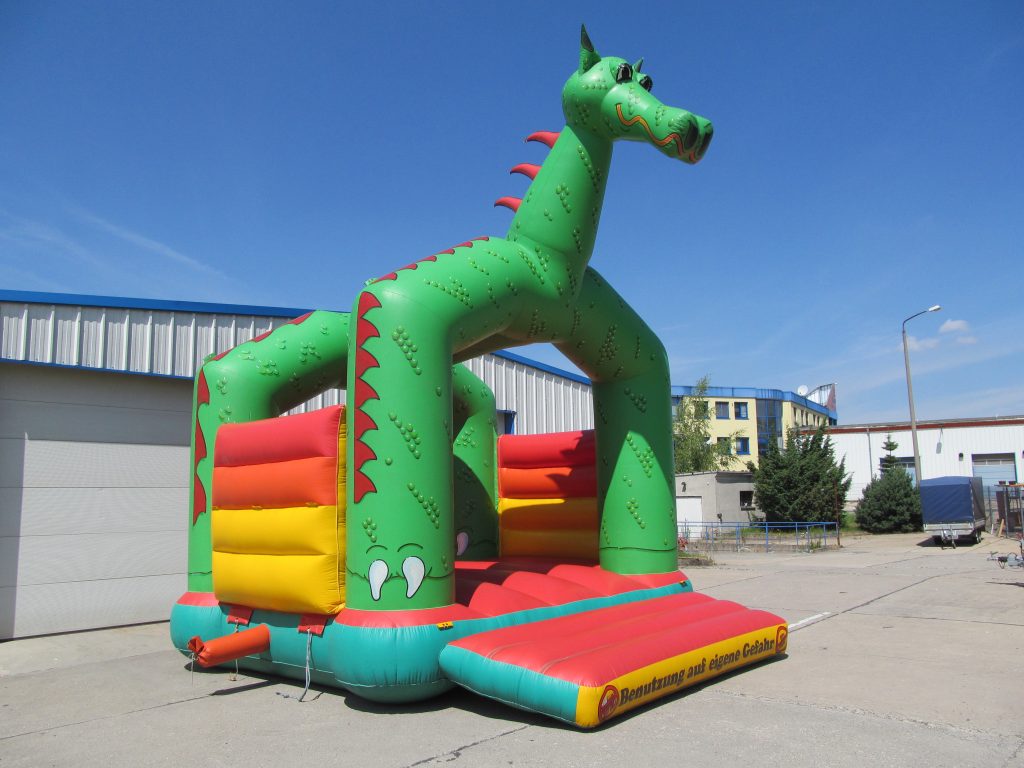 Hüpfburg großer Drache ca. 5x6m, Höhe ca. 4m